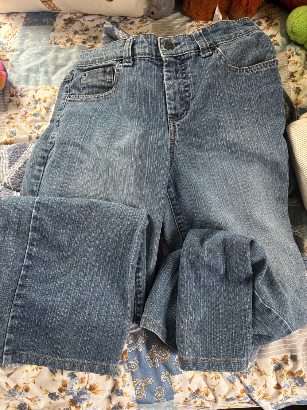 croft & barrow Light Blue Flare Jeans